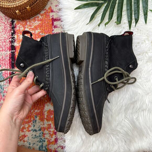 UGG Black Waterproof Winter Zetik Duck Boot Mens 7 Style 1017304 - Picture 5 of 8